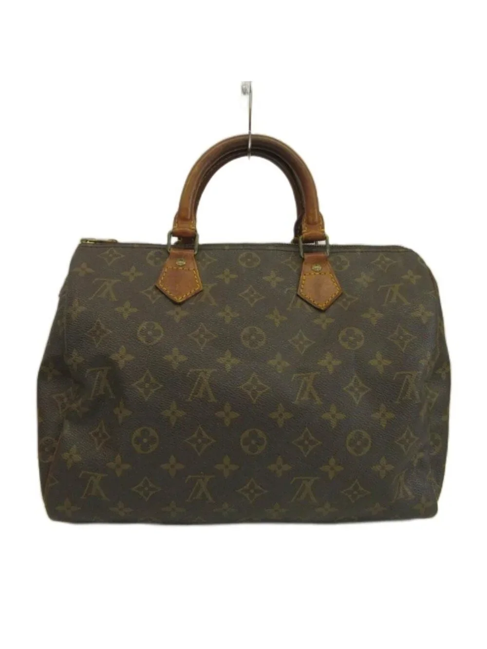 Louis Vuitton Vintage Speedy 30 Monogram Miniboston Leather All Over Pattern